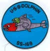 uss dolphin ss 169 submarine patch coffee mug