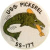 uss pickerel ss 177 submarine coffee mug patch