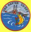 uss darter ss 227 submarine coffee mug patch