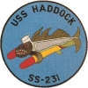 uss haddock ss 231 submarine coffee mug patch
