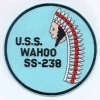 uss wahoo ss 238 submarine coffee mug patch