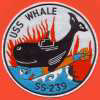 uss whale ss 239 submarine coffee mug patch