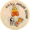 uss angler ss 240 submarine coffee mug patch