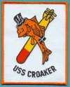 uss croaker ss 246 submarine coffee mug patch