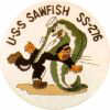 uss sawfish ss 276 submarine coffee mug patch