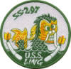 uss ling ss 297 submarine coffee mug patch