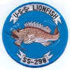 uss lionfish ss 298 submarine coffee mug patch