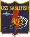 uss sablefish ss 303 submarine coffee mug patch