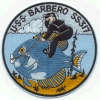 uss barbero ss 317 submarine coffee mug patch