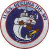 uss becuna ss 319 submarine coffee mug patch