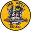 uss brill ss 330 submarine patch coffee mug