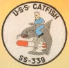 uss catfish ss 339 submarine coffee mug patch