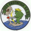 uss greenfish ss 351 submarine coffee mug patch