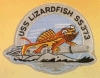 uss lizardfish ss 373 submarine coffee mug patch