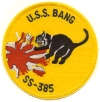 uss bang ss 385 submarine coffee mug patch