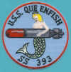 uss queenfish ss 393 submarine coffee mug patch ss 393 uss queenfish