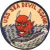 uss sea devil ss 400 submarine coffee mug patch