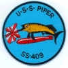 uss piper ss 409 submarine coffee mug