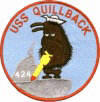 uss quillback ss 424 submarine coffee mug patch