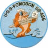 uss pomodon ss 486 submarine coffee mug patch