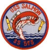 uss salmon ss 573 submarine coffee mug patch