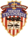 uss tecumseh ssbn 628 submarine coffee mug patch