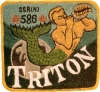 uss triton ssn 586 submarine coffee mug patch