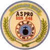 uss aspro ssn 648 submarine coffee mug patch
