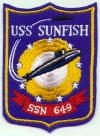 uss sunfish ssn 649 submarine coffee mug patch