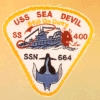 uss sea devil ssn 664 submarine coffee mug patch