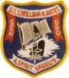 uss william h bates ssn 680 submarine coffee mug patch