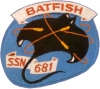 uss batfish ssn 681 submarine coffee mug patch