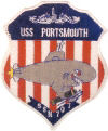 uss portsmouth ssn 707 submarine coffee mug patch