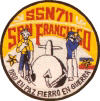 uss san francisco ssn 711 submarine coffee mug patch