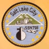 uss salt lake city ssn 716 submarine coffee mug patch